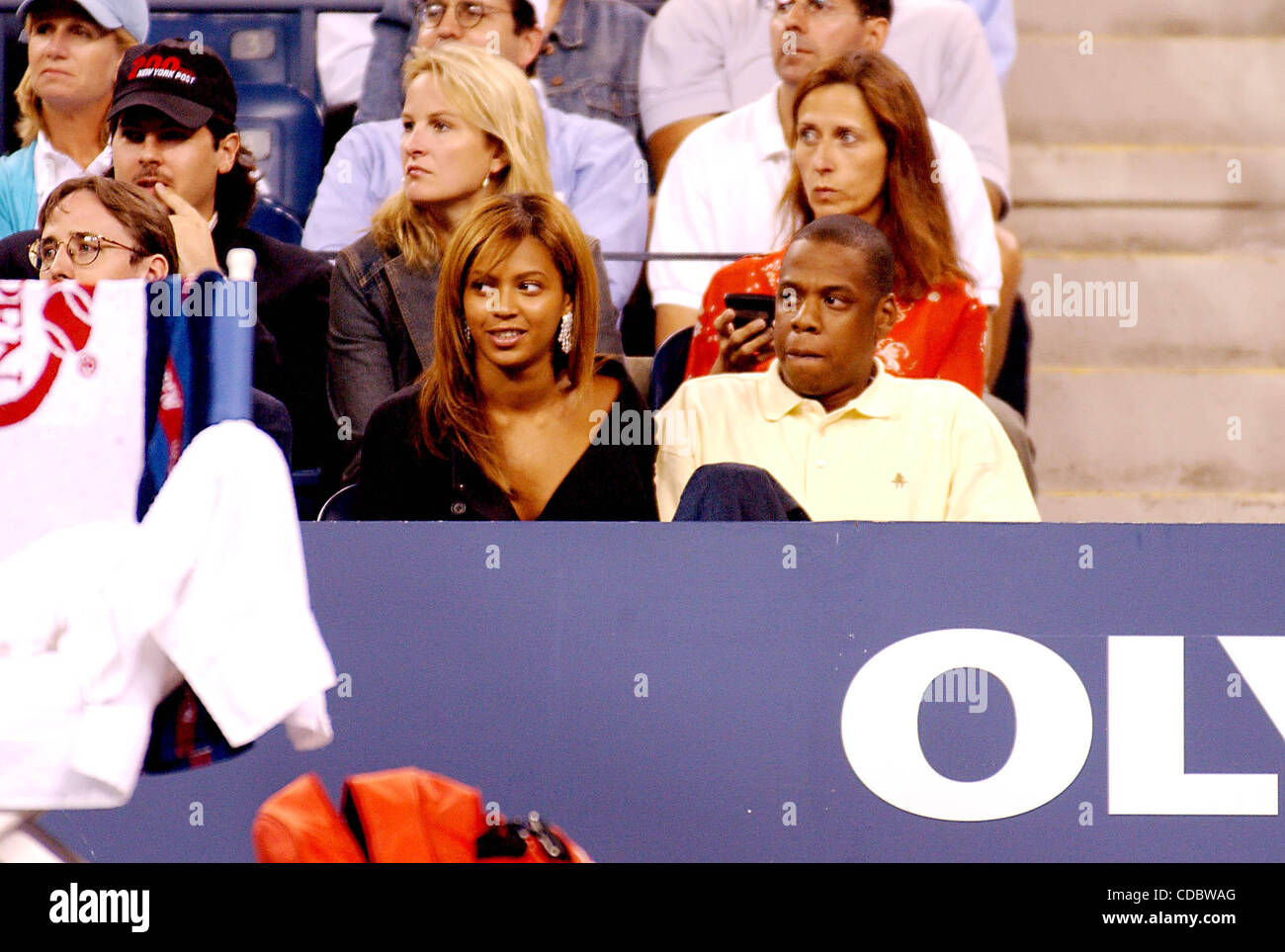 BEYONCE KNOWLES AND JAY Z.K32625AR.U.S. OPEN TENNIS TOURNAMENT AT ...