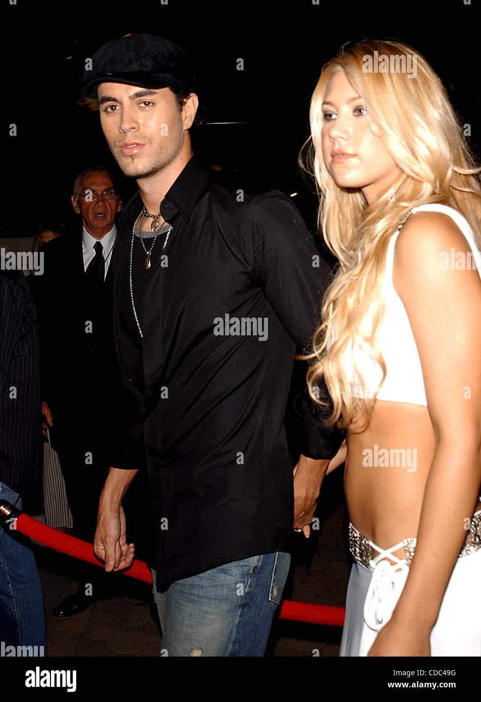 K32610AR.AFTER PARTY FOR .''ONCE UPON A TIME IN MEXICO''..GAUSTIVINO'S, NEW YORK New York..     /    2003.ENRIQUE IGLESIAS AND ANNA KOURNIKOVA(Credit Image: Â© Andrea Renault/Globe Photos/ZUMAPRESS.com) Stock Photo