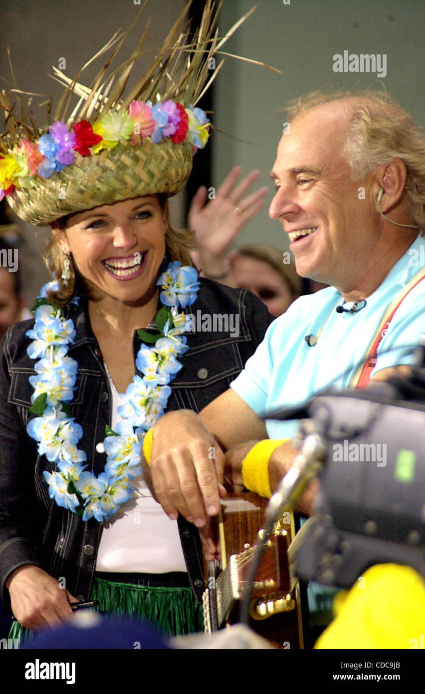 Jan. 1, 2011 - New York, New York, U.S. - K31687JKRON.JIMMY BUFFETT PERFORMING ON THE NBC ''TODAY SHOW SUMMER CONCERT SERIES'' AT ROCKEFELLER CENTER IN NEW YORK New York.7/11/2003.  /   2003.KATIE COURIC(Credit Image: Â© John Krondes/Globe Photos/ZUMAPRESS.com) Stock Photo