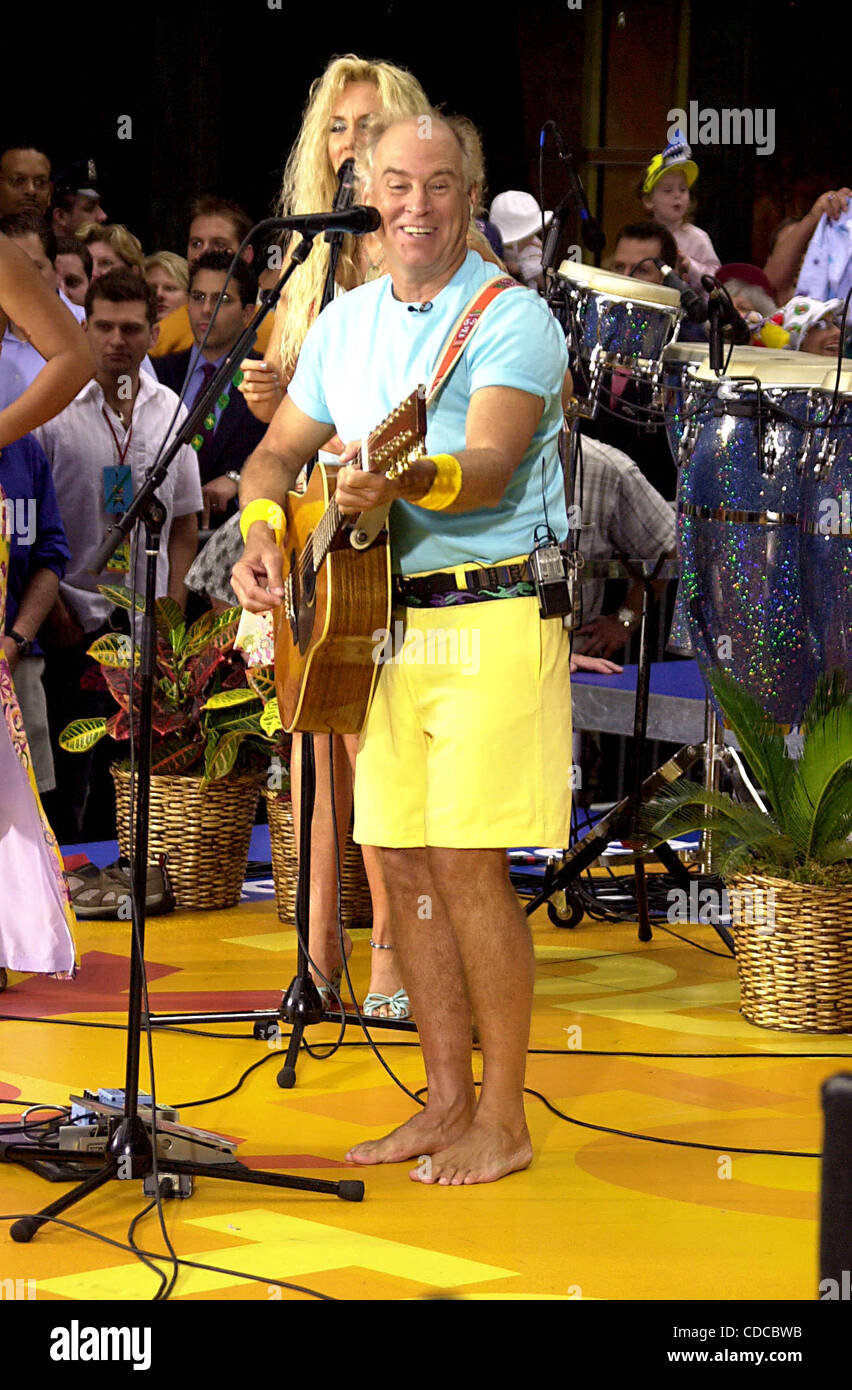 Jan. 1, 2011 - New York, New York, U.S. - K31687JKRON.JIMMY BUFFETT PERFORMING ON THE NBC ''TODAY SHOW SUMMER CONCERT SERIES'' AT ROCKEFELLER CENTER IN NEW YORK New York.7/11/2003.  /   2003(Credit Image: Â© John Krondes/Globe Photos/ZUMAPRESS.com) Stock Photo