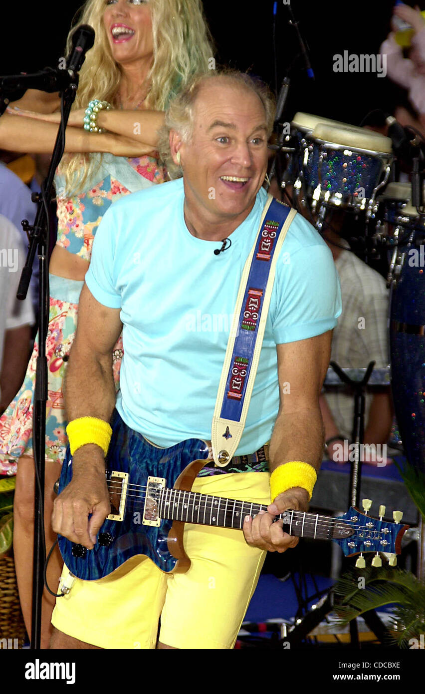 Jan. 1, 2011 - New York, New York, U.S. - K31687JKRON.JIMMY BUFFETT PERFORMING ON THE NBC ''TODAY SHOW SUMMER CONCERT SERIES'' AT ROCKEFELLER CENTER IN NEW YORK New York.7/11/2003.  /   2003(Credit Image: Â© John Krondes/Globe Photos/ZUMAPRESS.com) Stock Photo