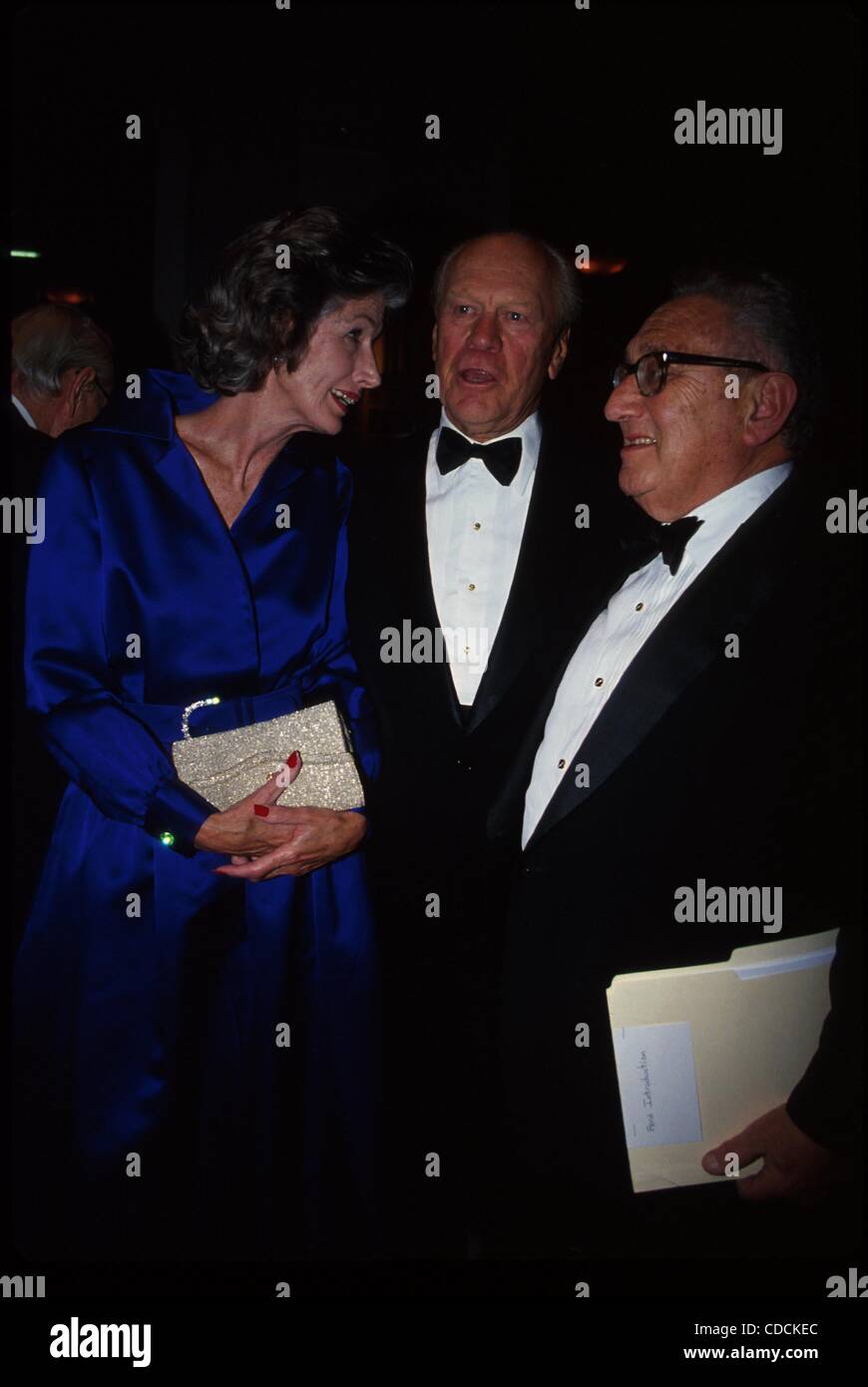 L8467ML   SD0524.7TH ANNUAL NELSON A. ROCKEFELLER.PUBLIC SERVICE AWARD.HENRY AND NANCY KISSINGER WITH GERALD FORD.   /     1994.HENRYKISSINGERRETRO(Credit Image: Â© Mitchell Levy/Globe Photos/ZUMAPRESS.com) Stock Photo