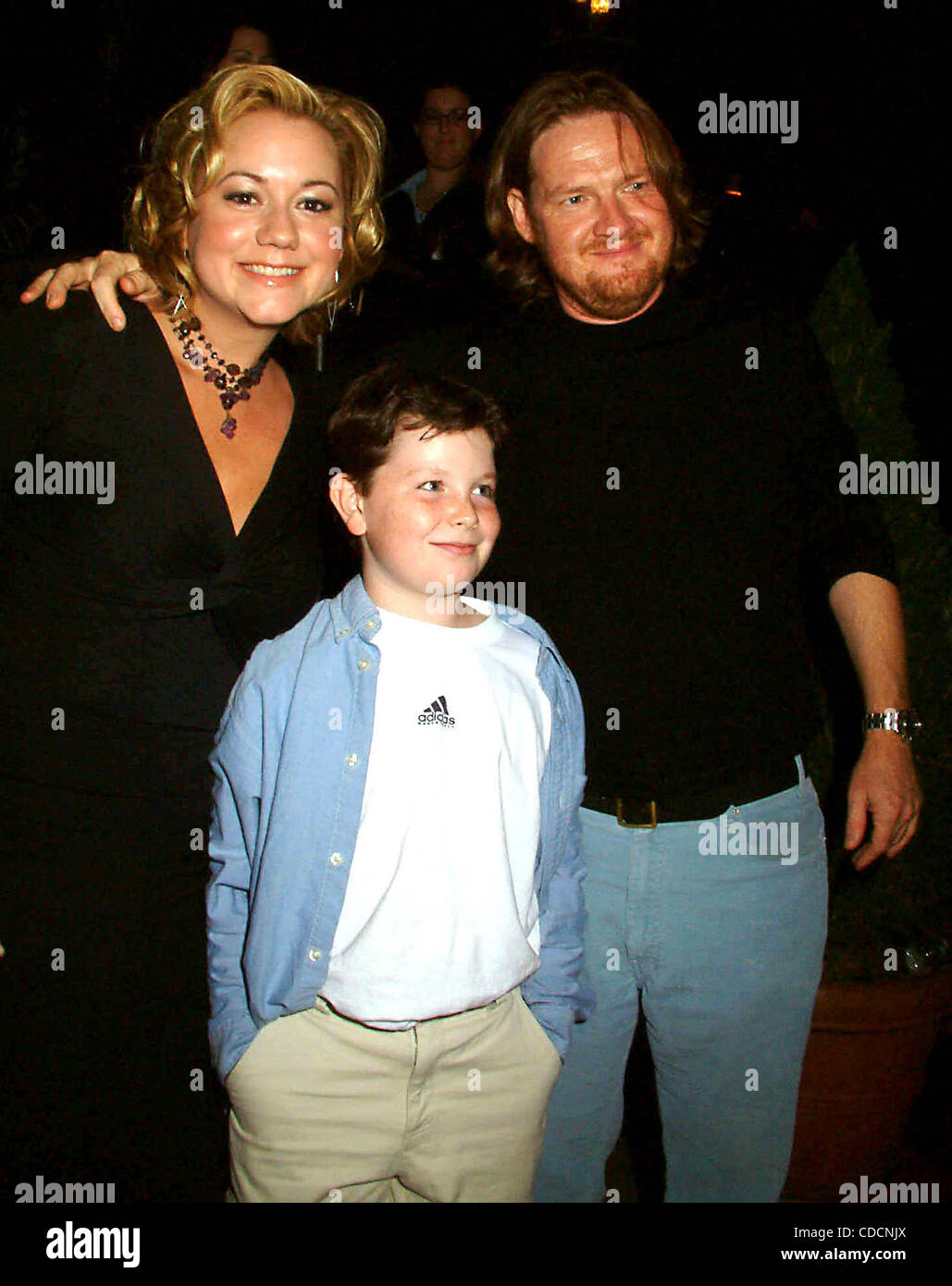 MEGYN PRICE AND DONAL LOGUE.K30771ML.WB TELEVISION NETWORK UPFRONT ALL STAR  PARTY AT THE LIGHTHOUSE CHELSEA PIER PIER 61 IN NEW YORK New York  .05/13/2003 . / 2003(Credit Image: Â© Mitchell Levy/Globe  Photos/ZUMAPRESS.com