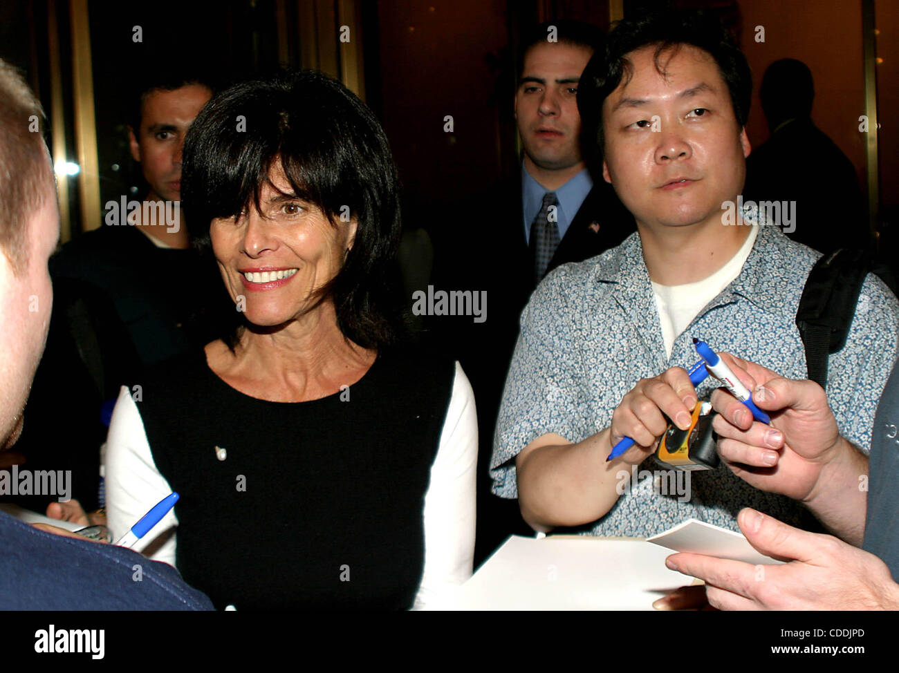 Jan. 1, 2011 - New York, New York, U.S. - ADRIENNE BARBEAU.CBS CELEBRITIES ARRIVING AT THE RIHGA ROYAL HOTEL IN NEW YORK New York.10/31/2003.  /    2003.K34020RM(Credit Image: Â© Rick Mackler/Globe Photos/ZUMAPRESS.com) Stock Photo