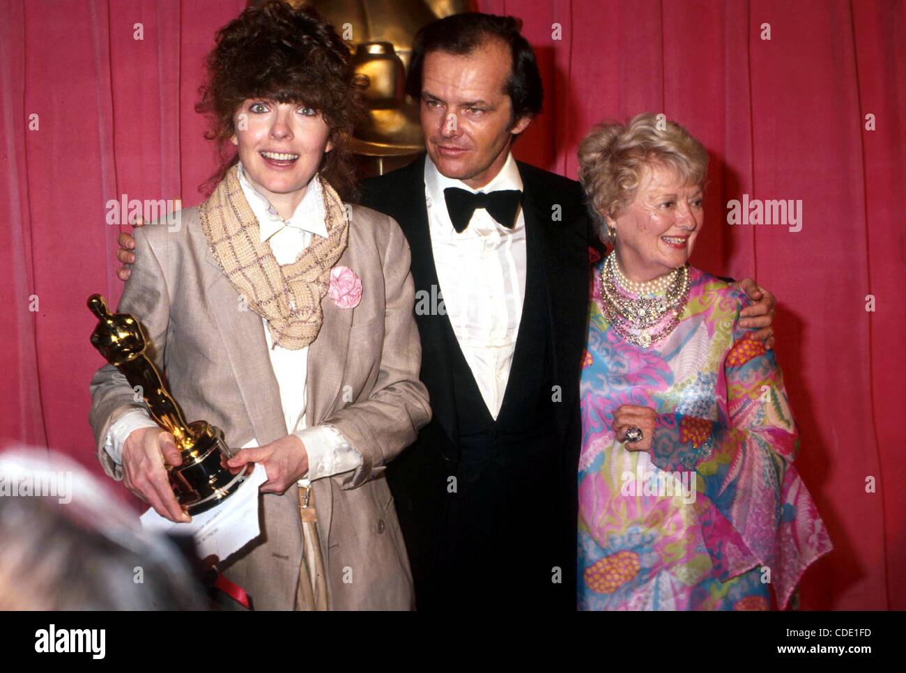 Jan. 1, 2011 - Hollywood, California, U.S. - I0447.ACADEMY AWARDS.OSCARS 1978.Ã‚Â© / /   DIANE KEATON.JACK NICHOLSON.JANET GAYNOR.(Credit Image: Â© Phil Roach/Globe Photos/ZUMAPRESS.com) Stock Photo