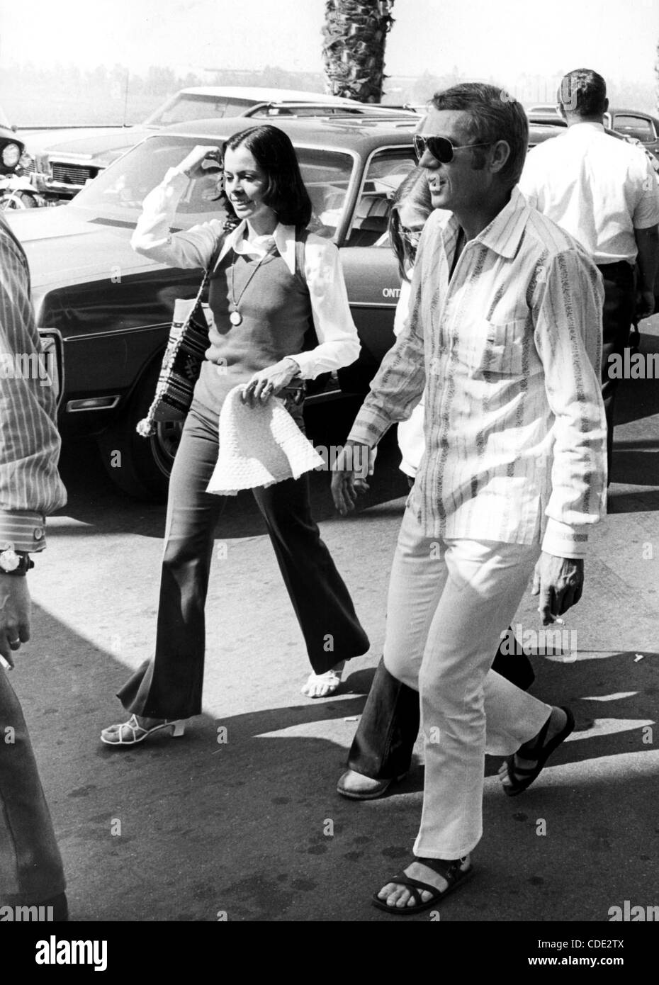 Steve mcqueen family Black and White Stock Photos Images Alamy