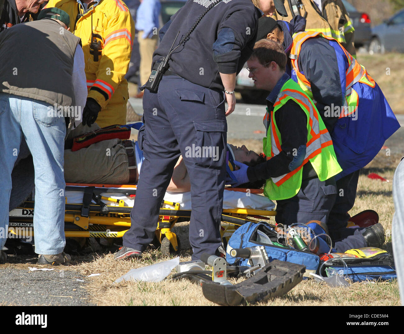 Mar. 01, 2011 Charlottesville, Virginia, U.S. Rescue workers from Albemarle County and