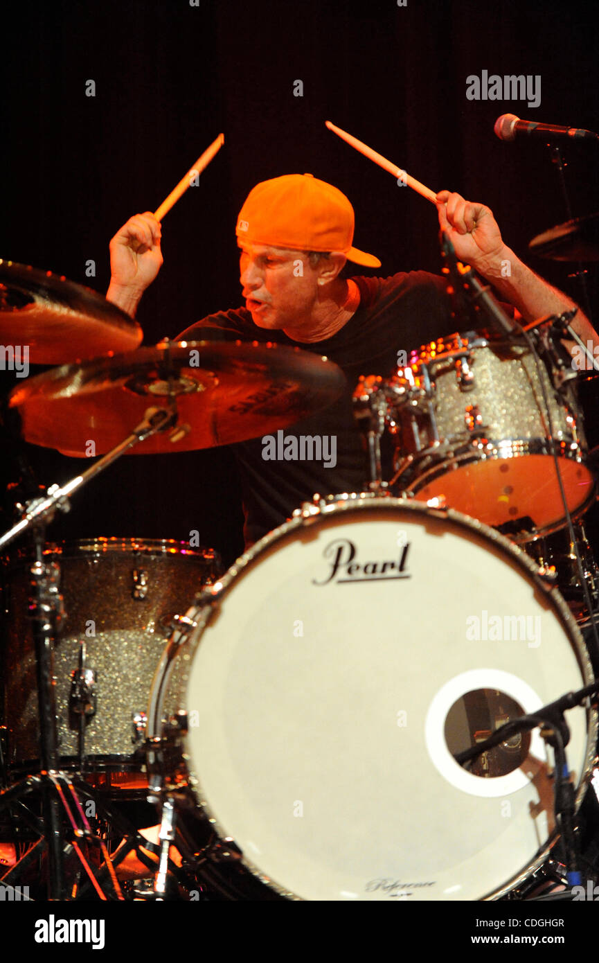 Jan. 15, 2011 - Anaheim, ca, usa - Jan 13, 2011-Anaheim, California, USA-Musician, CHAD SMITH live at the Grove of Anaheiim with The Bombastic Meatbats as part of the 2011 NAMM show.   Smith is also the drummer for the Red Hot Chile Peppers.   ..Credit Image:  cr  Scott Mitchell/ZUMA Press (Credit I Stock Photo
