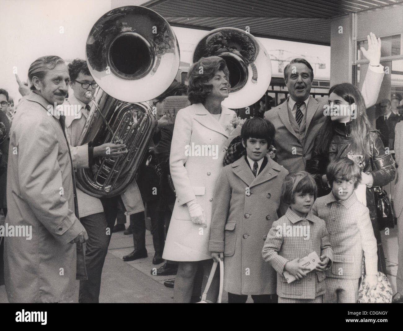 Jan 18, 2011 - Hyannisport, Massachusetts, U.S. - ROBERT SARGENT SHRIVER, JR. (November 9, 1915 Ð January 18, 2011) was an American politician and activist. Known as R. Sargent Shriver or Sarge, he is best known as part of the Kennedy family, as the driving force behind the creation of the Peace Cor Stock Photo