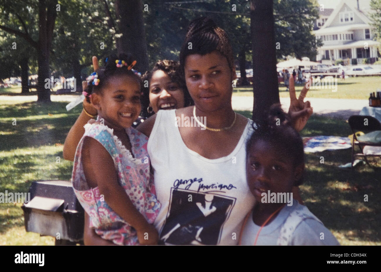 Jan. 26, 2011 - Bridgeport, CT, USA - Ann Pettway (center) holds stolen
