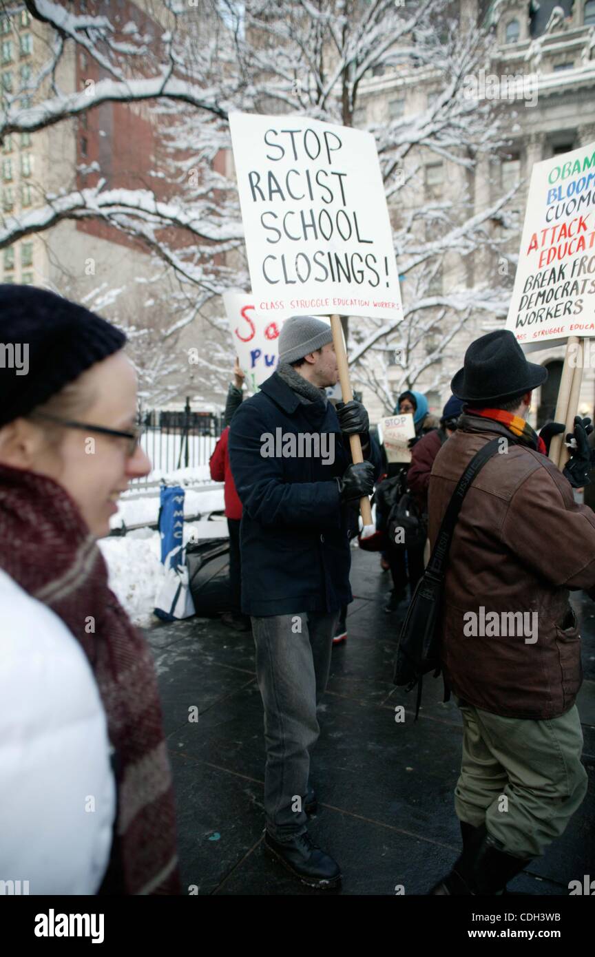Closing Rally Jan. 27, 2011 - New York, New York, U.S. - Stop School Closing Rally ...