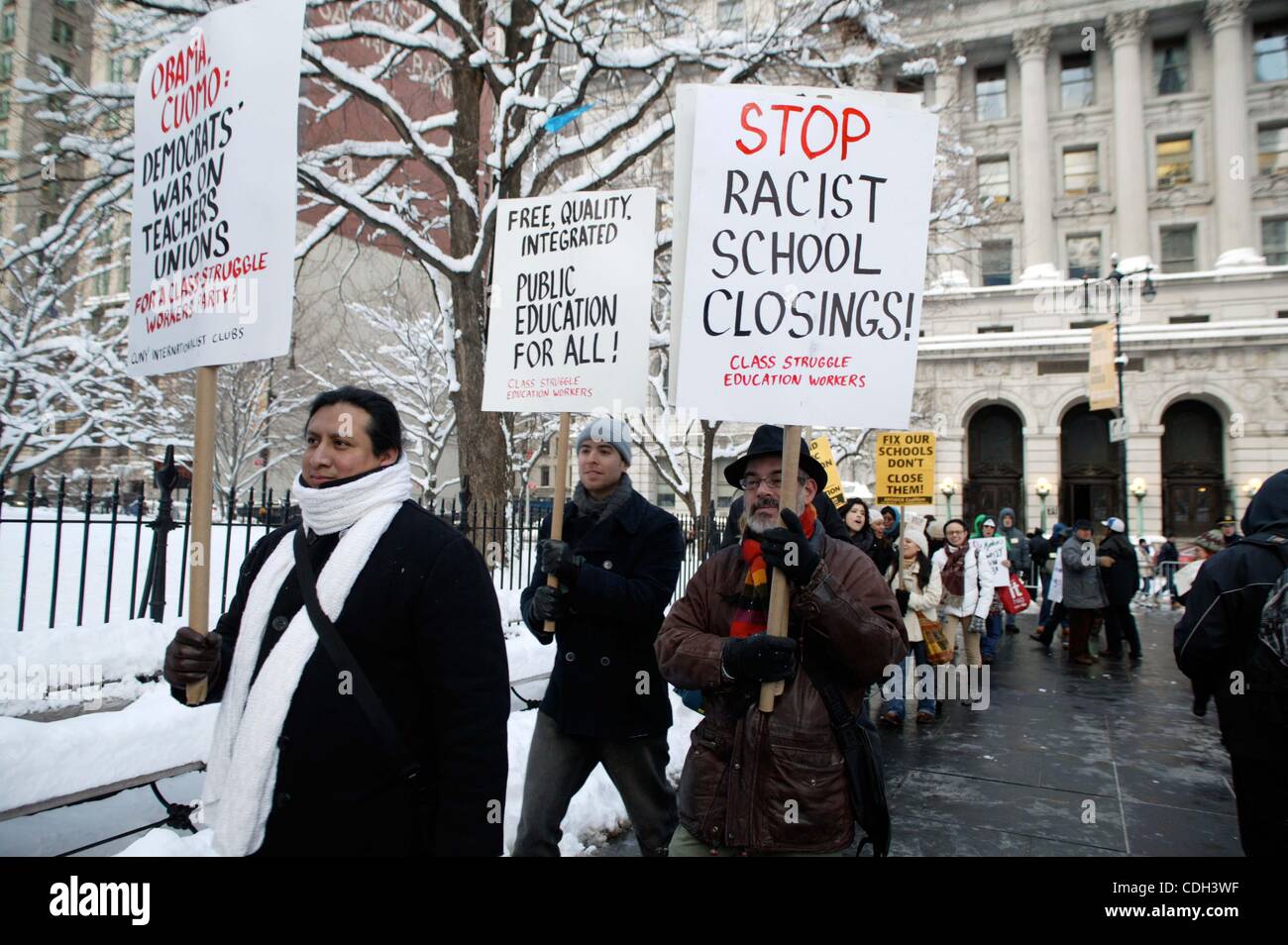 Closing Rally Jan. 27, 2011 - New York, New York, U.S. - Stop School Closing Rally ...