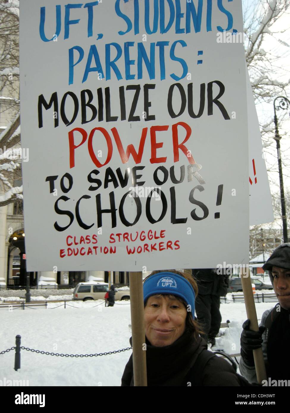 Closing Rally Jan. 27, 2011 - New York, New York, U.S. - Stop School Closing Rally ...