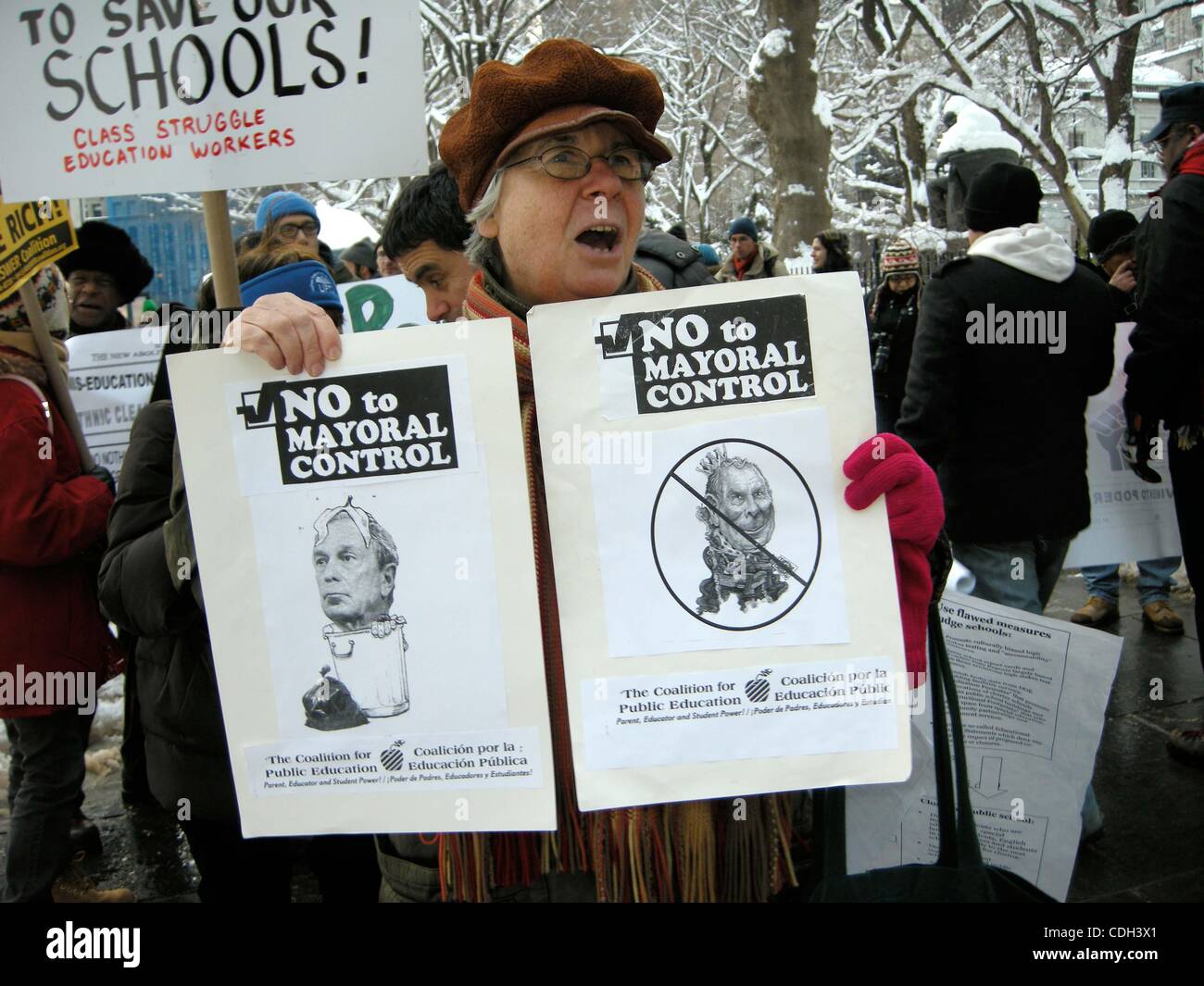 Closing Rally Jan. 27, 2011 - New York, New York, U.S. - Stop School Closing Rally ...