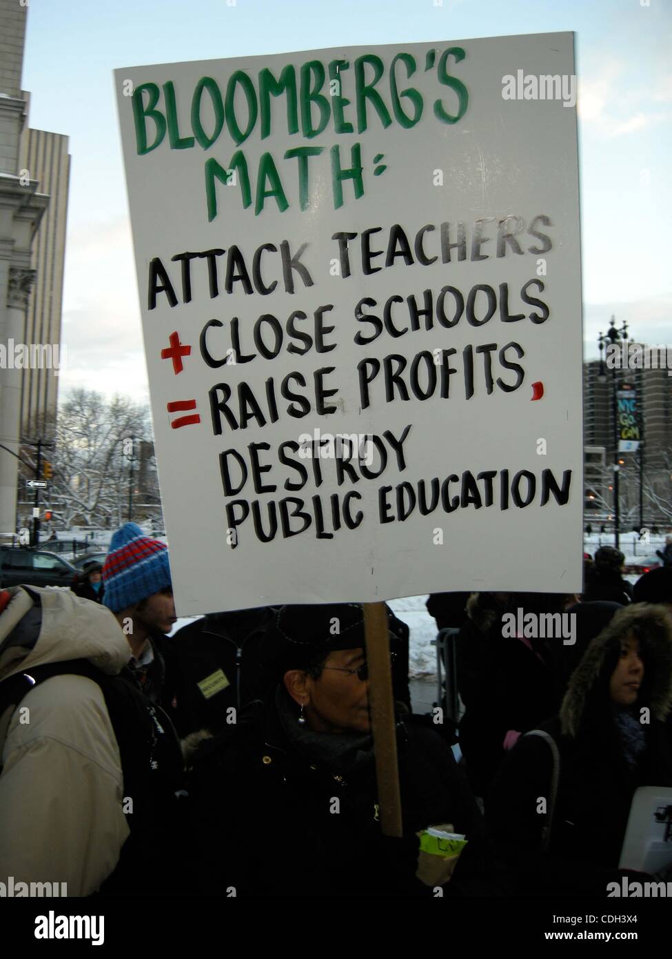 Closing Rally Jan. 27, 2011 - New York, New York, U.S. - Stop School Closing Rally ...