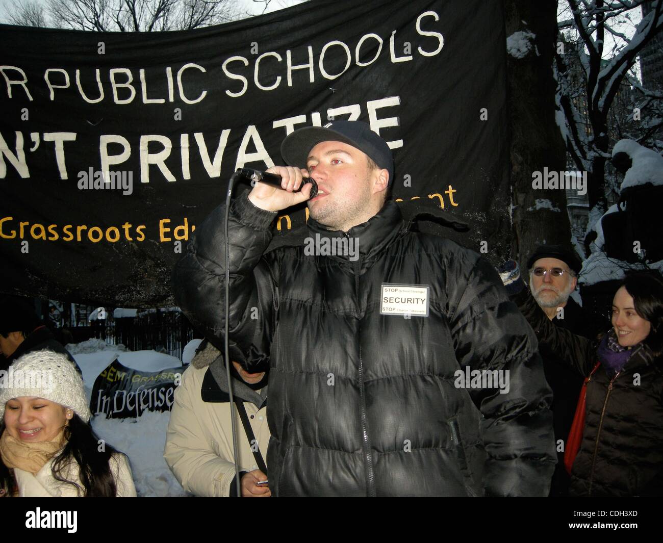 Closing Rally Jan. 27, 2011 - New York, New York, U.S. - Stop School Closing Rally ...