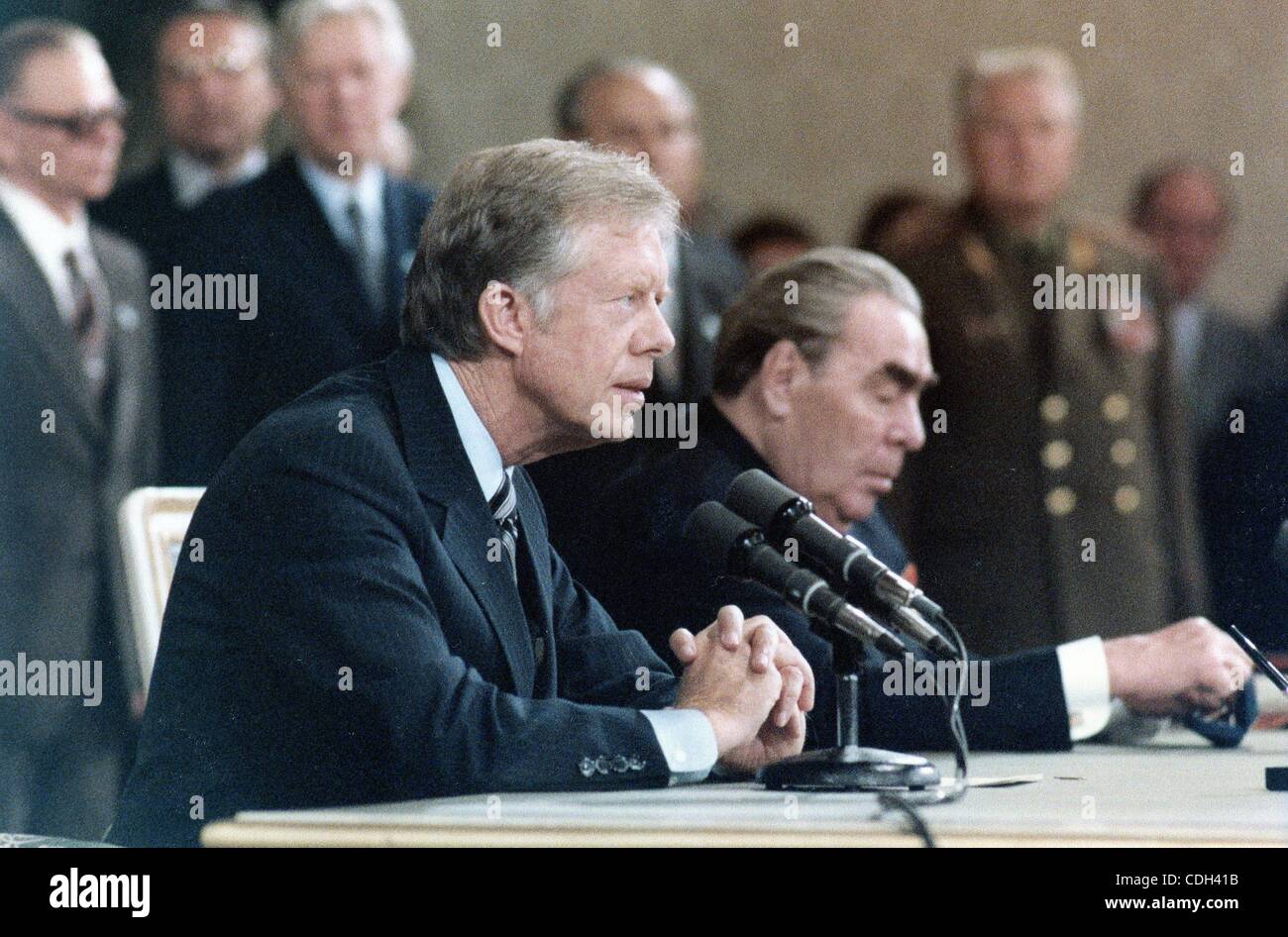 Leonid brezhnev and jimmy carter hi-res stock photography and images ...