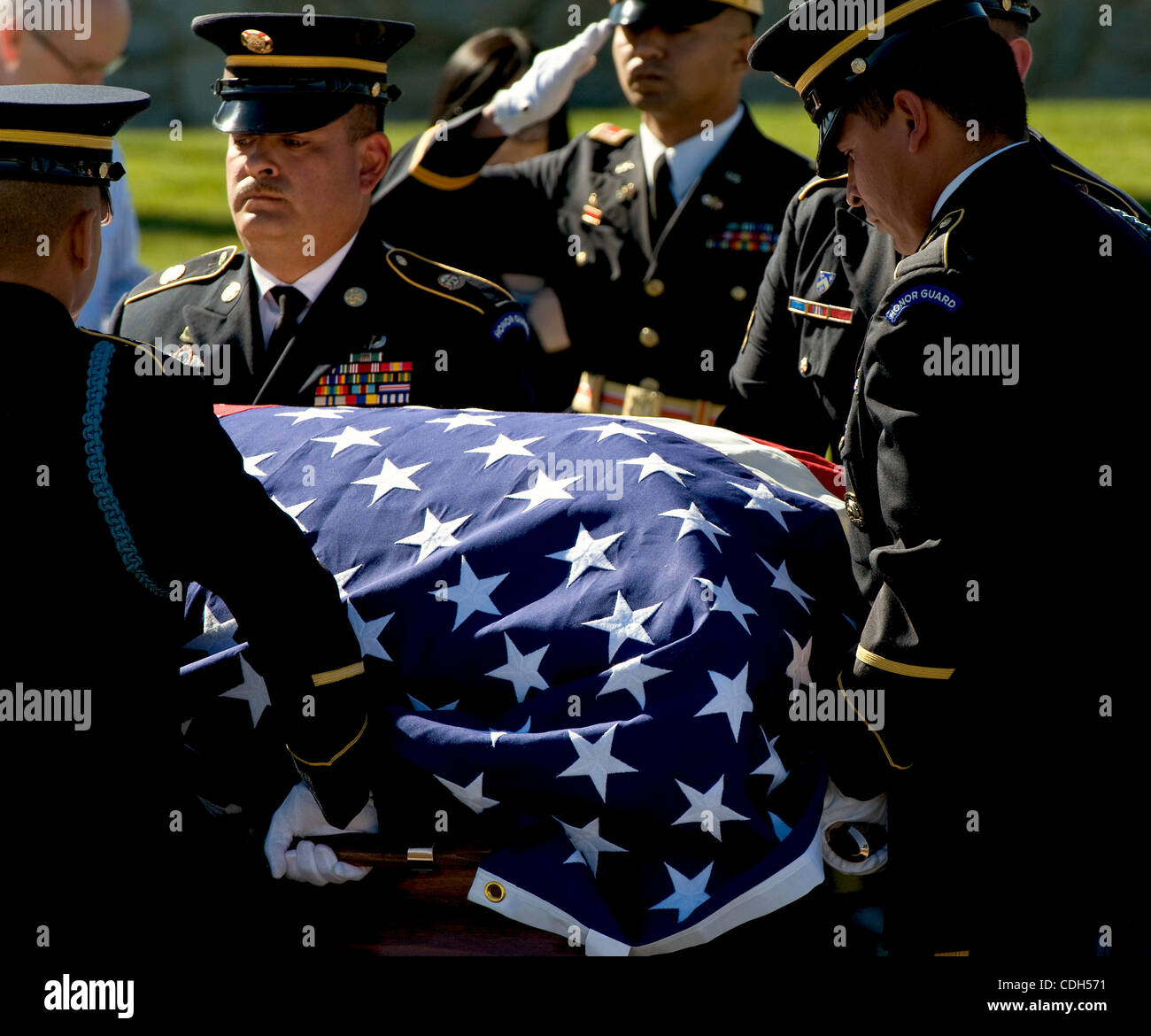 Jan. 28, 2011 Riverside, California, USA The graveside military honors service at the
