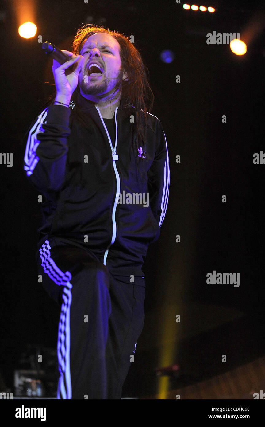 Feb. 2, 2011 - Fayetteville, North Carolina; USA - Singer JONATHAN ...