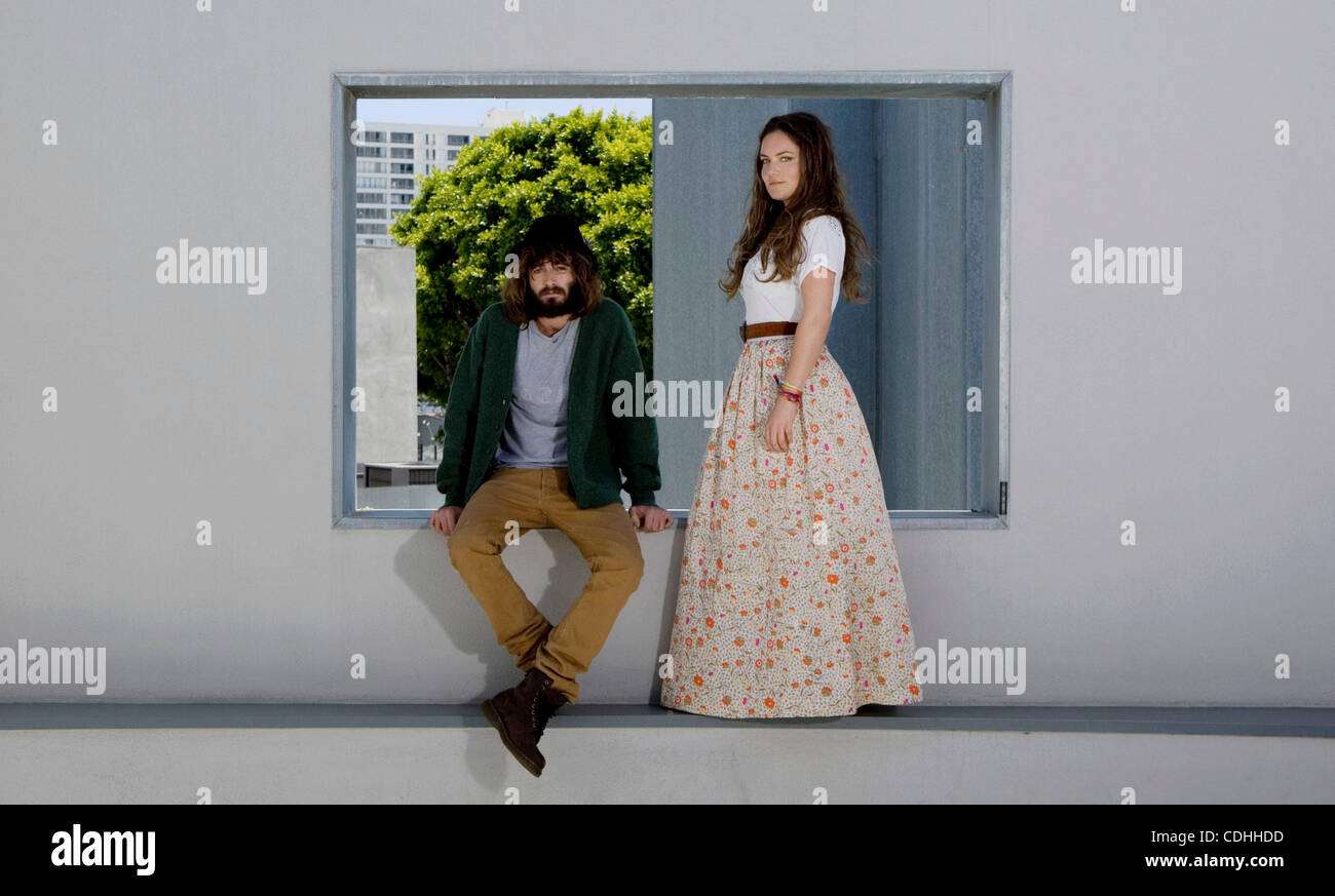 BSVII Julia Stone Wool Fedora Hat Tan OS Angus and julia stone cover hi-res stock photography and  main image 3