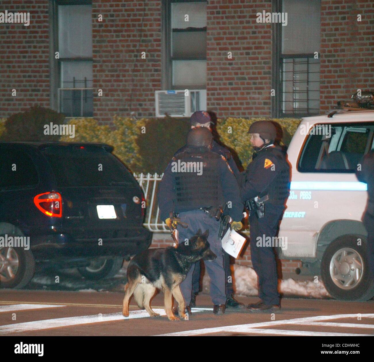 Feb. 11, 2011 - New York, New York, U.S. - Brooklyn N.Y. Search for Murderer Maksim Gelman NYPD ESU cops search houses on East 17th Street and ave. R                                                                                                Ãƒâ€šÃ‚Â©  -   Photos, Inc. 2011          2 / 11 / 11 . Stock Photo
