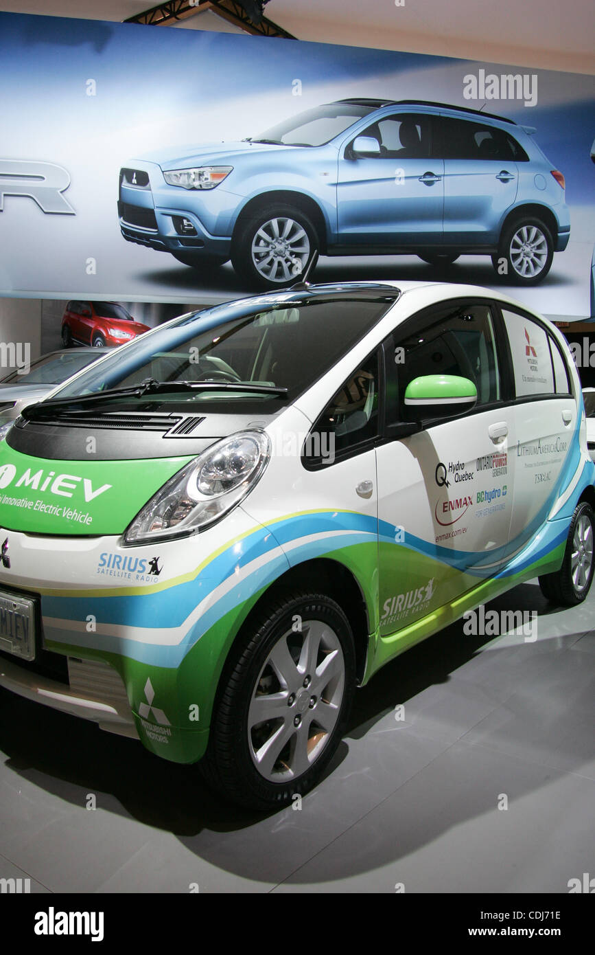 Feb. 17, 2011 - Toronto, Ontario, Canada - The Miev on display at the Canadian International Auto Show, held at the Metro Convention Centre in Toronto. (Credit Image: © Steve Dormer/Southcreek Global/ZUMAPRESS.com) Stock Photo