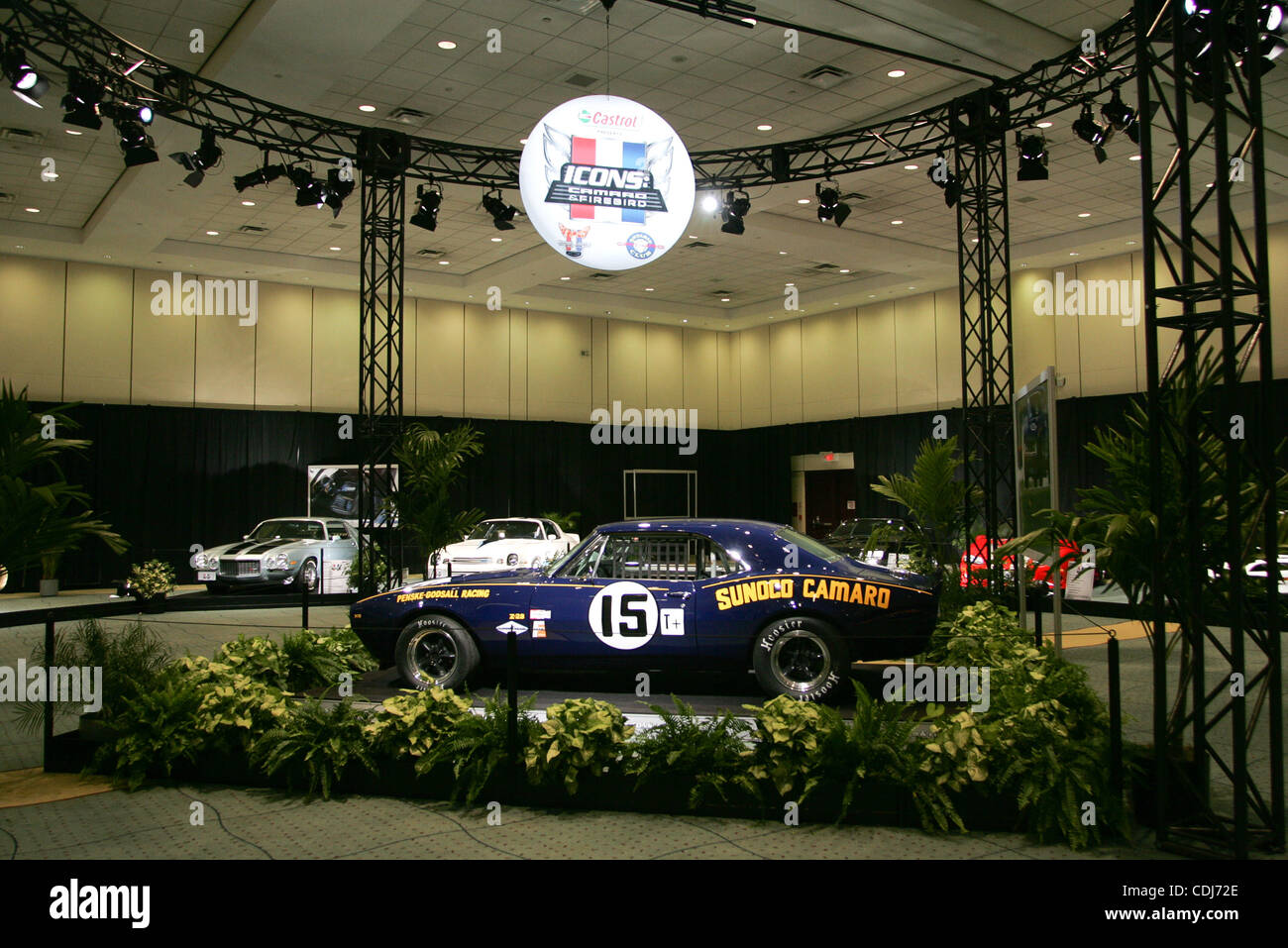 Feb. 17, 2011 - Toronto, Ontario, Canada - The Camero display at the Canadian International Auto Show media day at the Metro Convention Centre in Toronto. (Credit Image: © Steve Dormer/Southcreek Global/ZUMAPRESS.com) Stock Photo