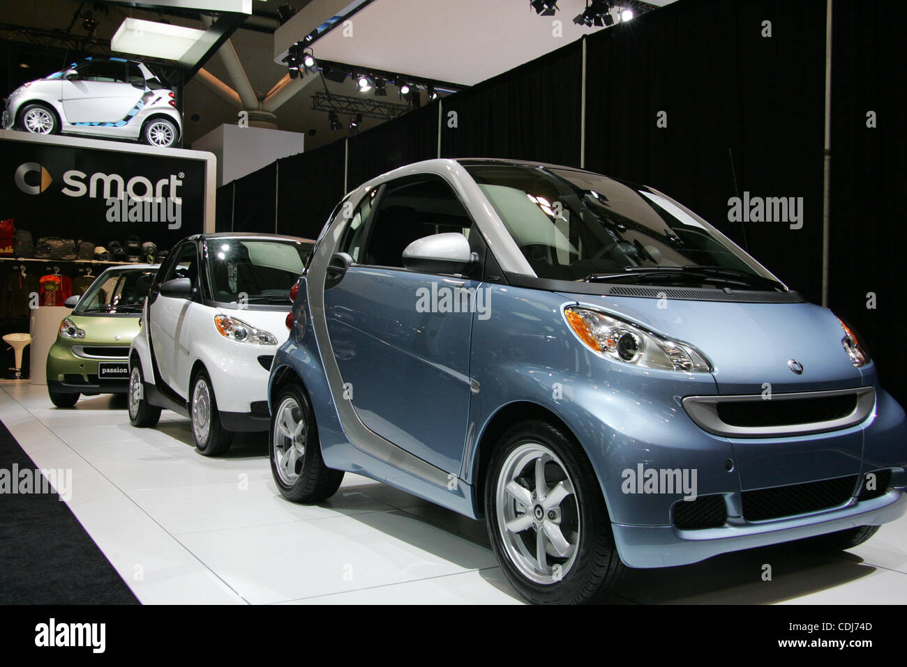 February 17, 2011 - Toronto, Ontario, Canada - The Smart car at the Canadian International Auto Show media day at the Metro Convention Centre in Toronto. (Credit Image: © Steve Dormer/Southcreek Global/ZUMAPRESS.com) Stock Photo