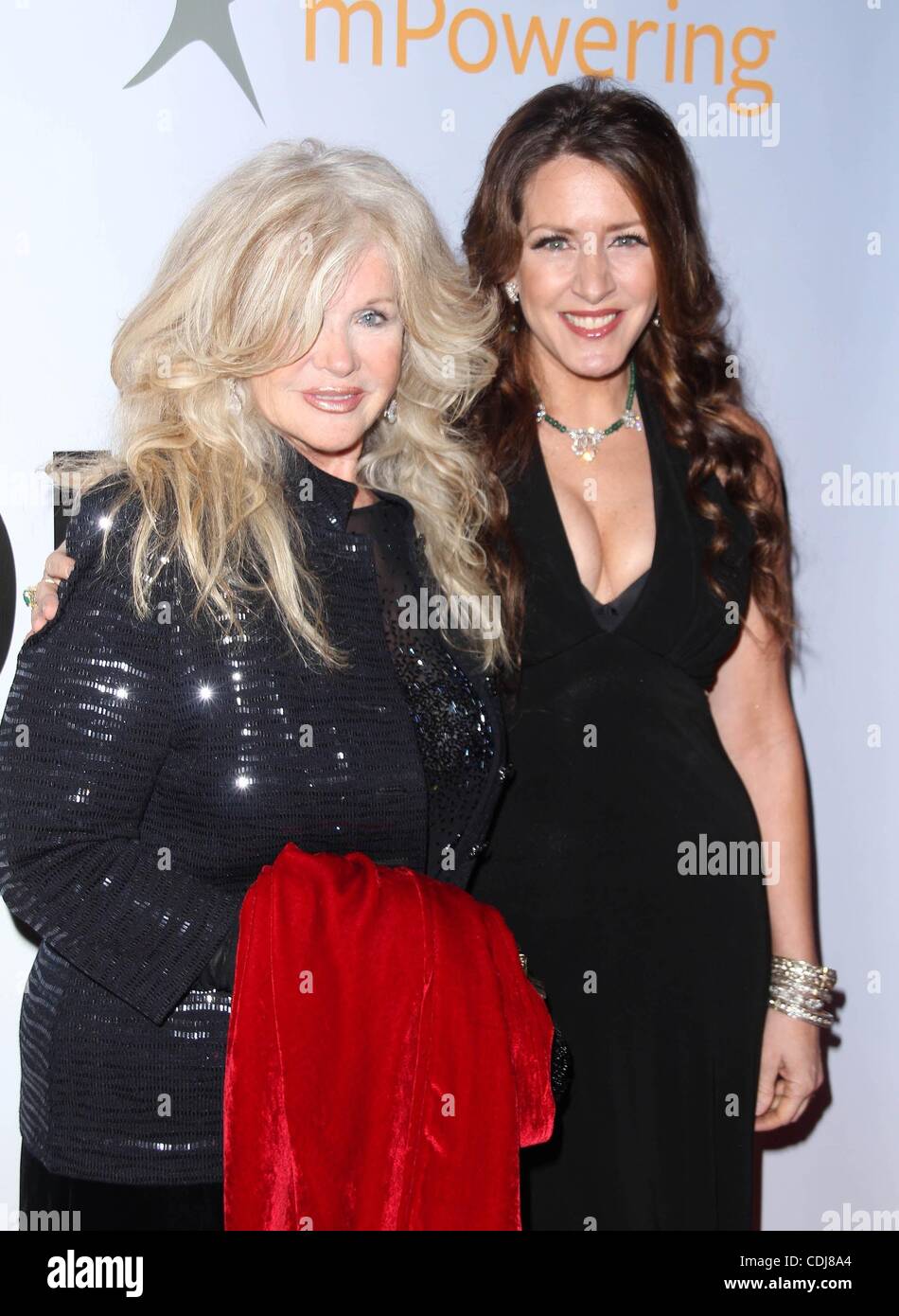 Feb 18, 2011 - Los Angeles, California, USA - Actress CONNIE STEVENS, Actress JOELY FISHER at the Global Action Awards Gala held at the Beverly Hilton Hotel, Los Angeles. (Credit Image: © Jeff Frank/ZUMAPRESS.com) Stock Photo