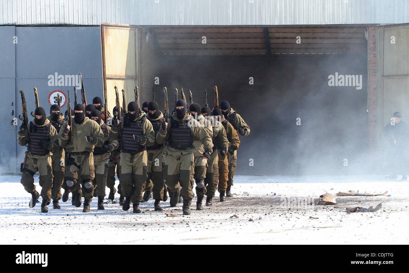 Mar 03, 2011 - Krasnodar, Russia - Training of Spetsnaz fighters ...