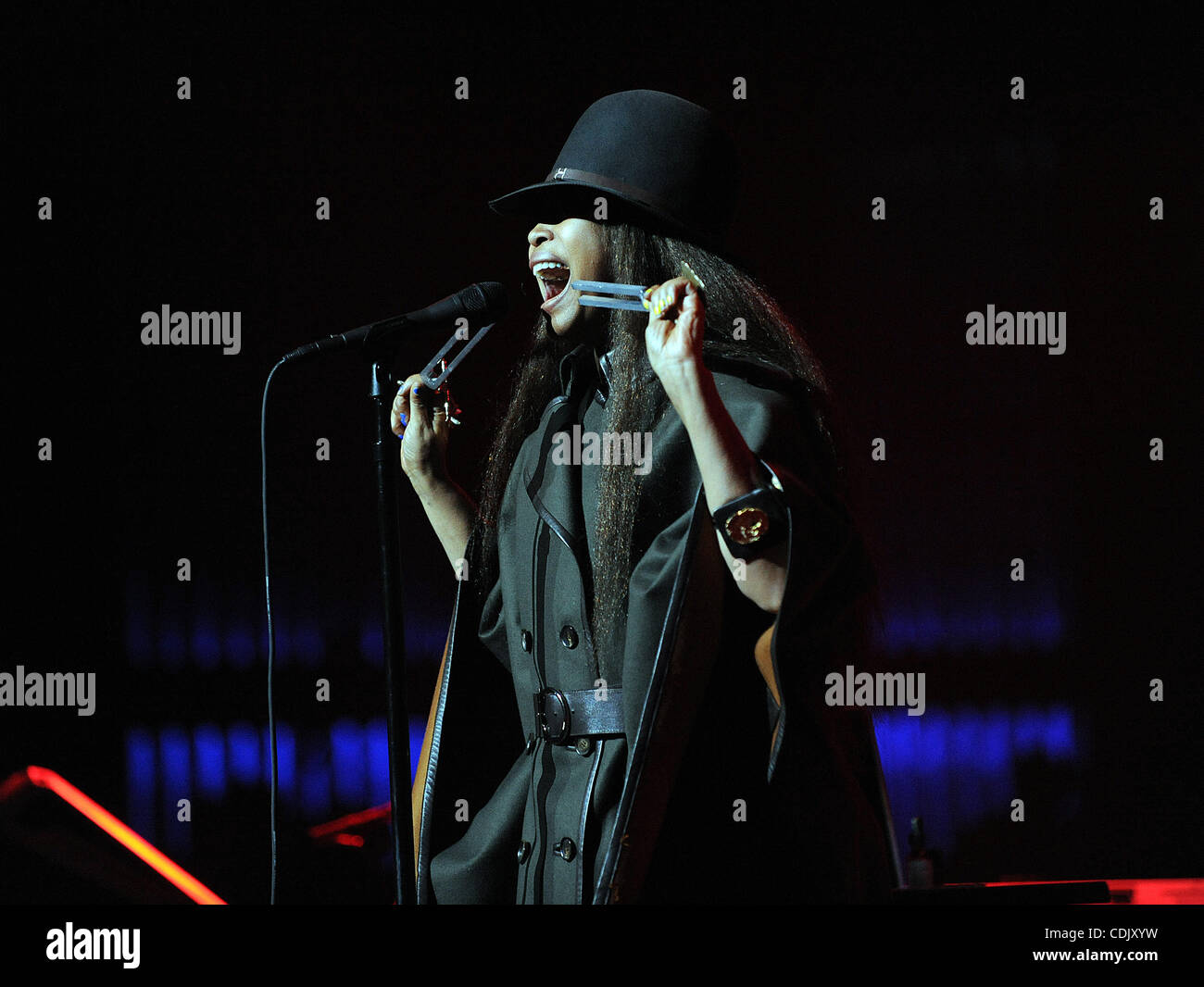 Badu Singer Mar. 4, 2011 - Durham, North Carolina; USA - Singer ERYKAH BADU ...
