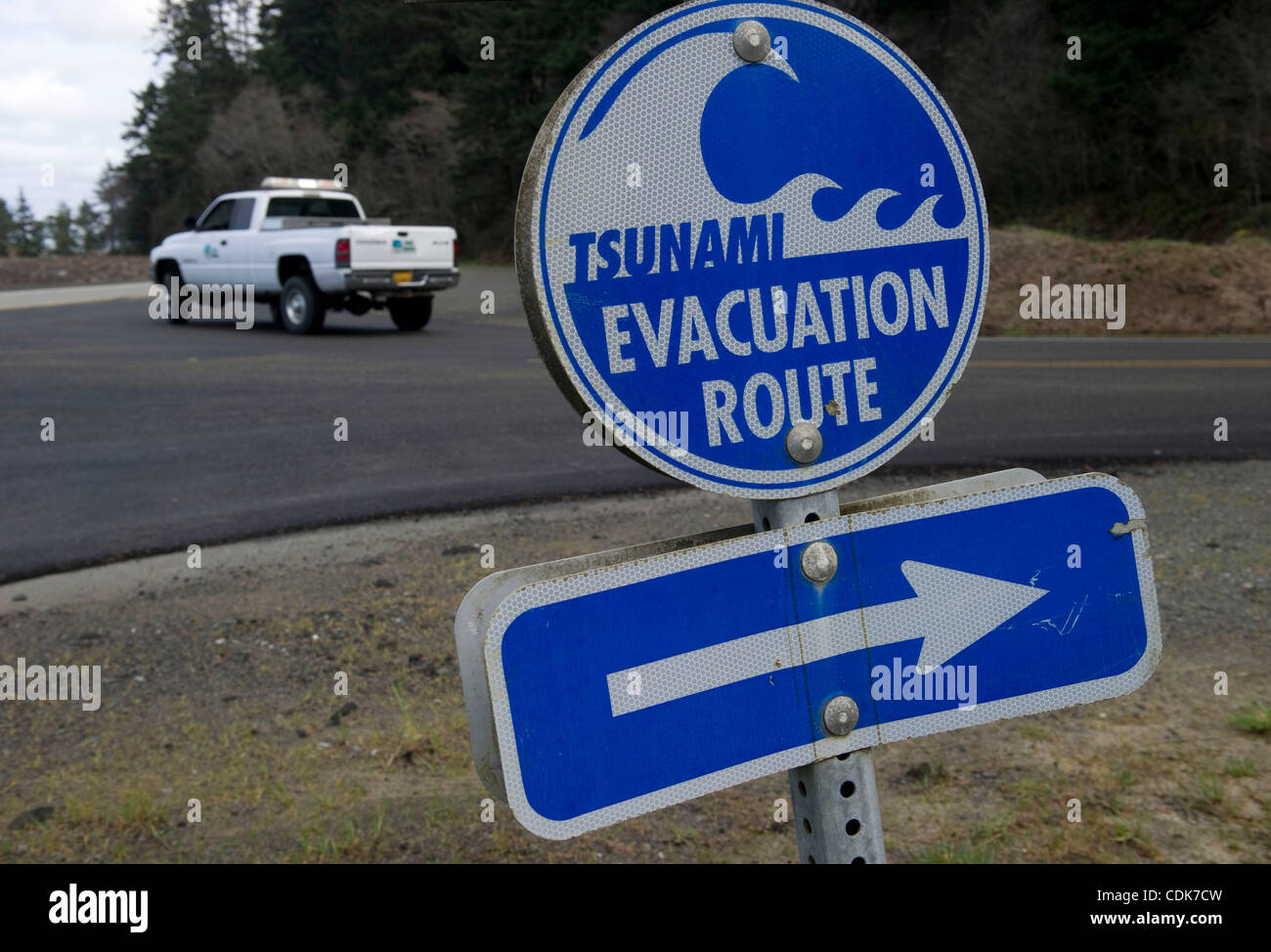 Oregon tsunami warning yesterday