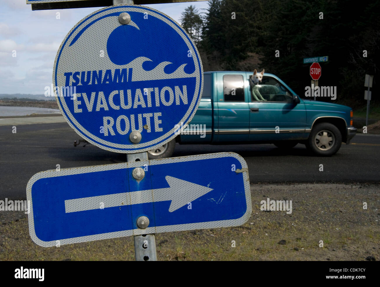 Oregon coast tsunami siren