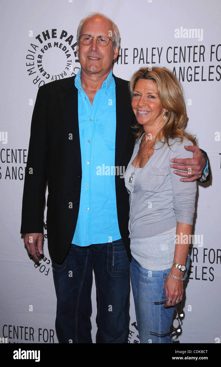 Mar. 15, 2011 - Hollywood, California, U.S. - PaleyFest 2011 -- ''Community'' at the Saban Theatre in Beverly Hills, CA 2011  3/15/11   2011..CHEVY CHASE.and wife Jayni Chase(Credit Image: Â© Scott Kirkland/Globe Photos/ZUMAPRESS.com) Stock Photo