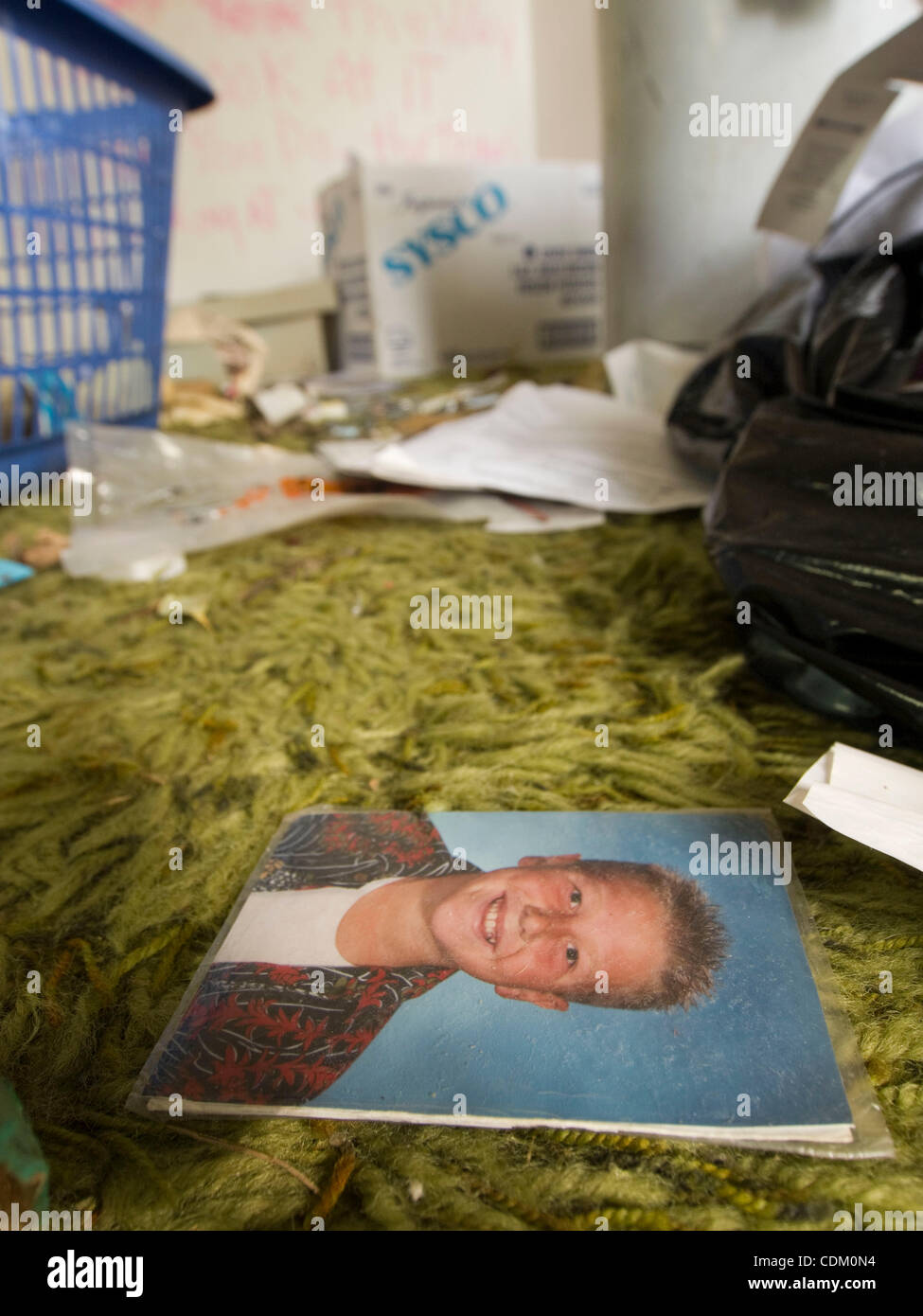 Personal property left inside of a foreclosed home in Fresno