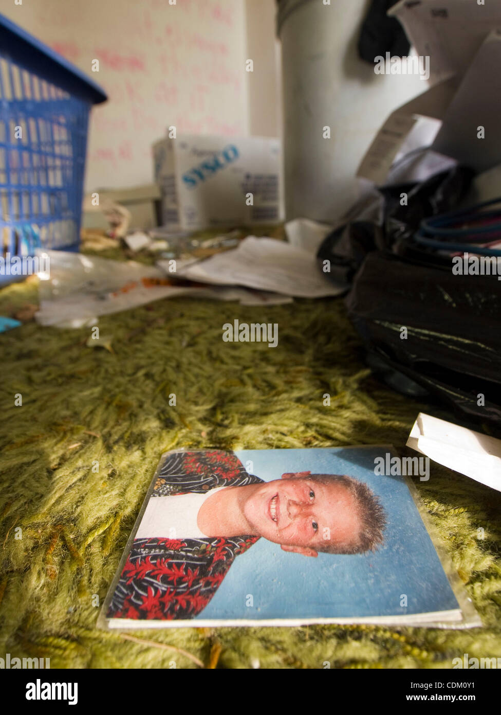 Personal property left inside of a foreclosed home in Fresno