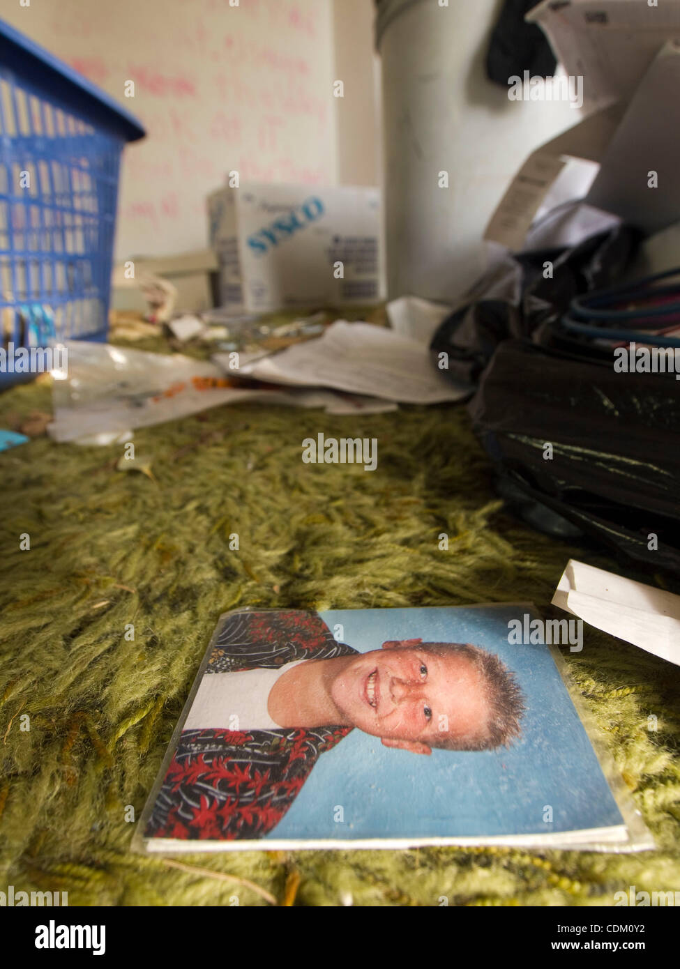 Personal property left inside of a foreclosed home in Fresno