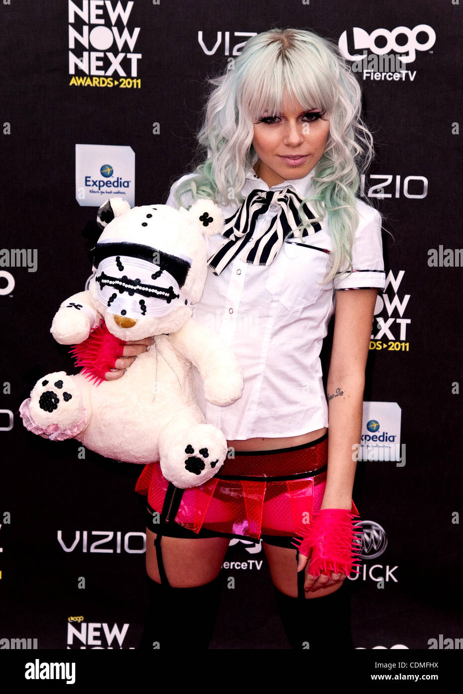 Apr. 07, 2011 - Hollywood, California, USA -  KERLI attends the Logo Network's ''New Now Next Awards'' at The Avalon.(Credit Image: © Brian Cahn/ZUMAPRESS.com) Stock Photo