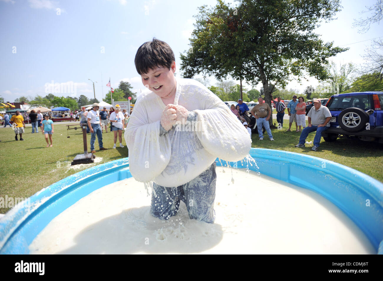 Apr. 9, 2011 Warwick, U.S. Gregory Fletcher, 10, competes