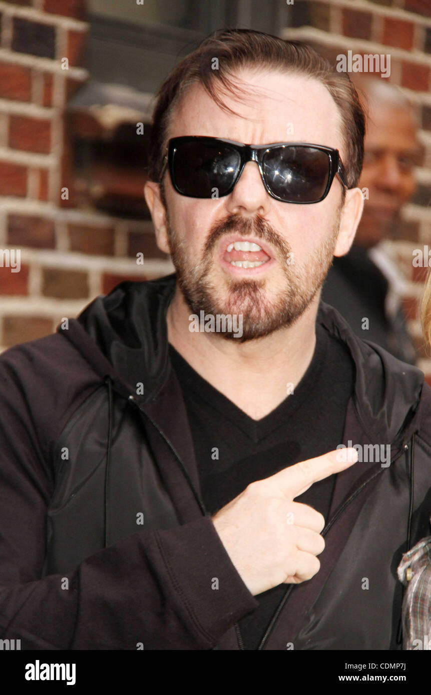 Apr. 12, 2011 - New York, New York, U.S. - Actor/comedian RICKY GERVAIS