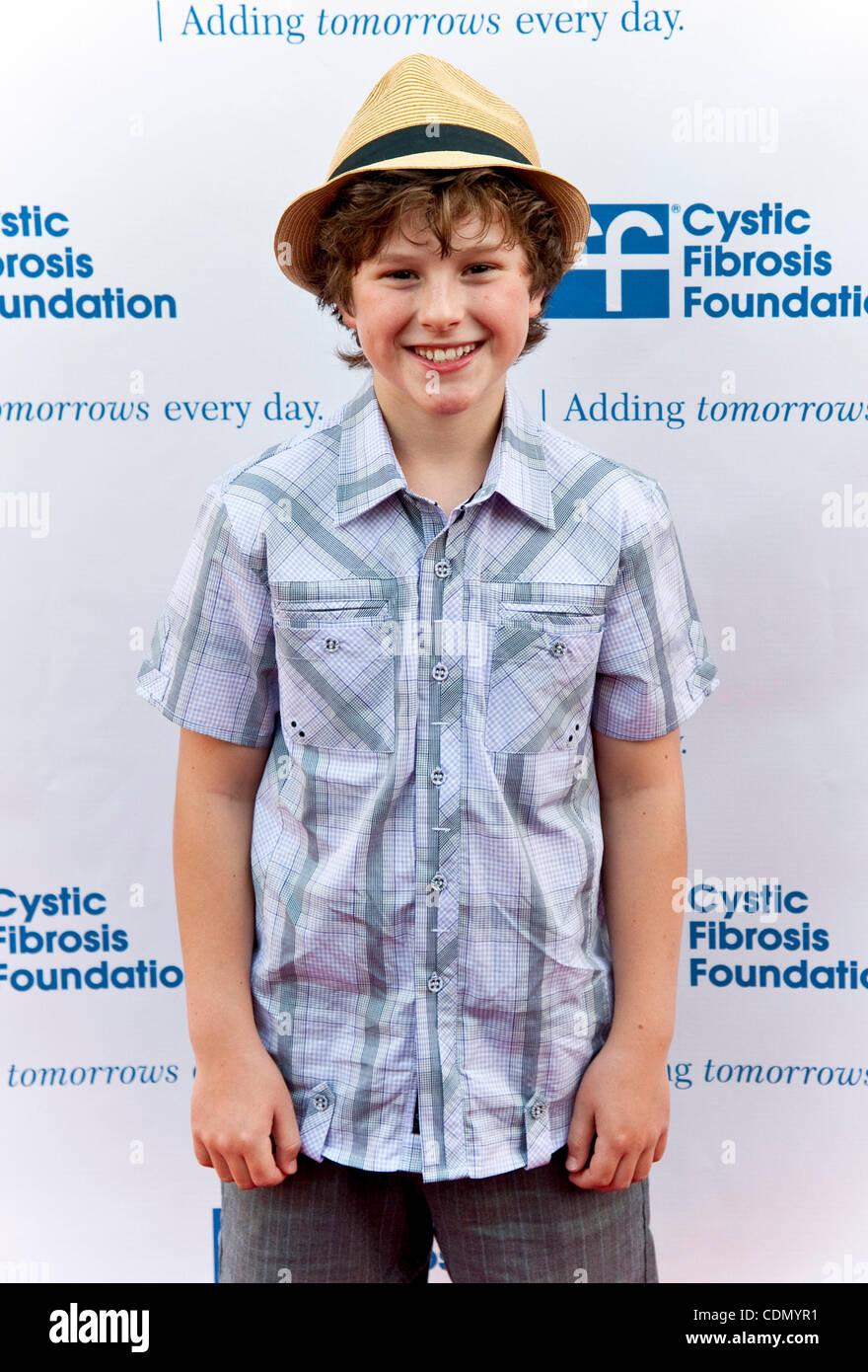 Apr.16, 2011 - Universal City, California, USA -  NOLAN GOULD arrives for the 'Block Party on Wisteria Lane' fundraiser to benefit the Cystic Fibrosis Foundation. Stock Photo