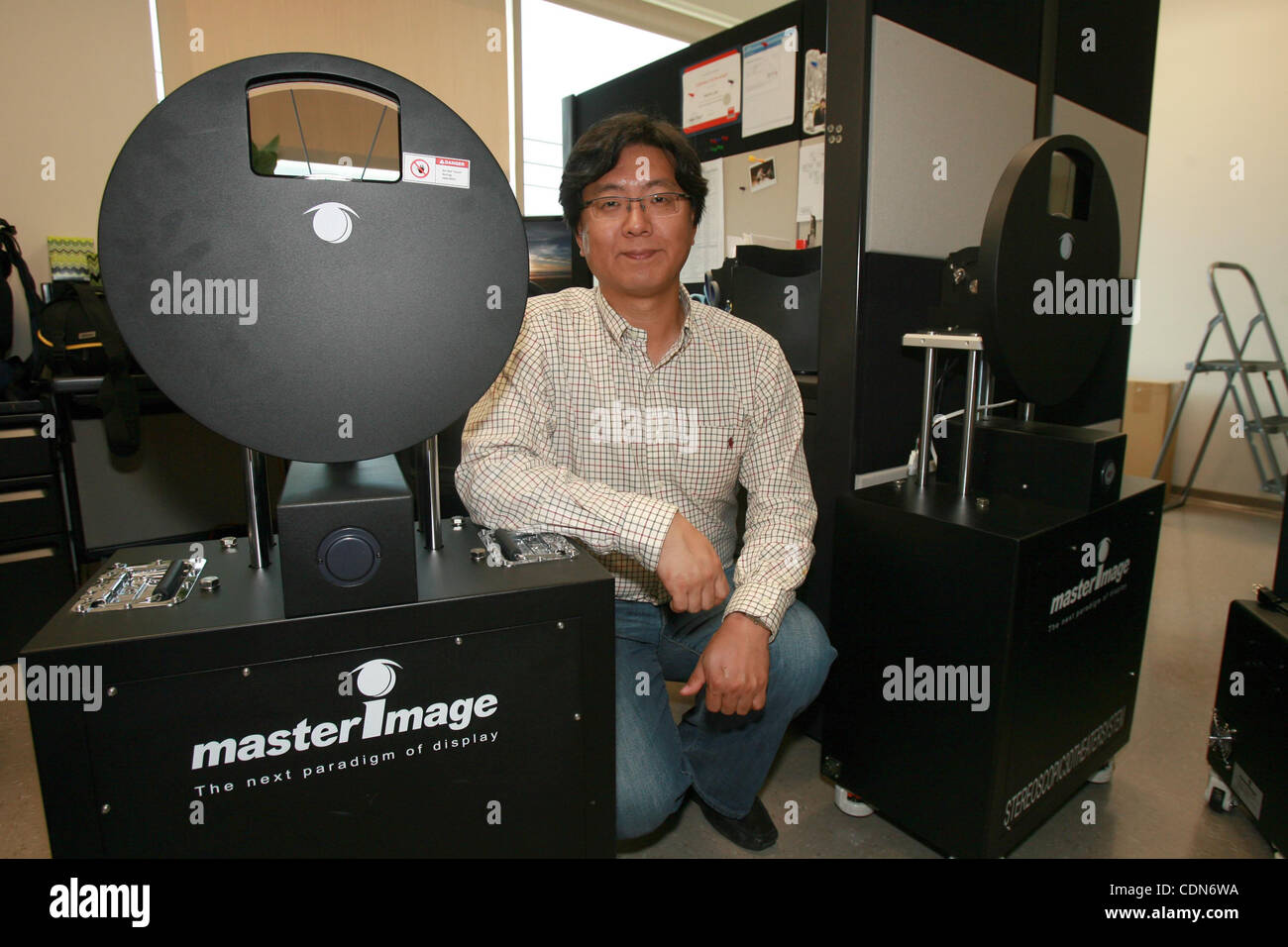 Younghoon Lee, CEO of MasterImage 3D, a South Korean company that just moved its headquarters to L.A.  (Photo by Ringo Chiu / Zuma Press) Stock Photo