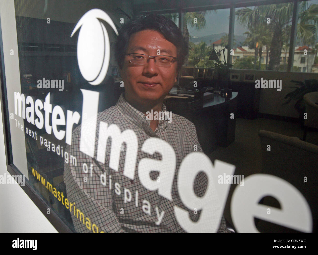 Younghoon Lee, CEO of MasterImage 3D, a South Korean company that just moved its headquarters to L.A. (Photo by Ringo H.W. Chiu) Stock Photo