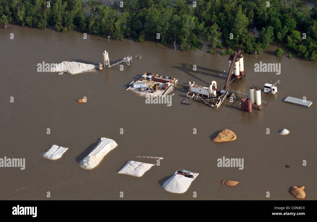 May 10, 2011 Tunica, Mississippi, U.S. Anfacility flooded by the