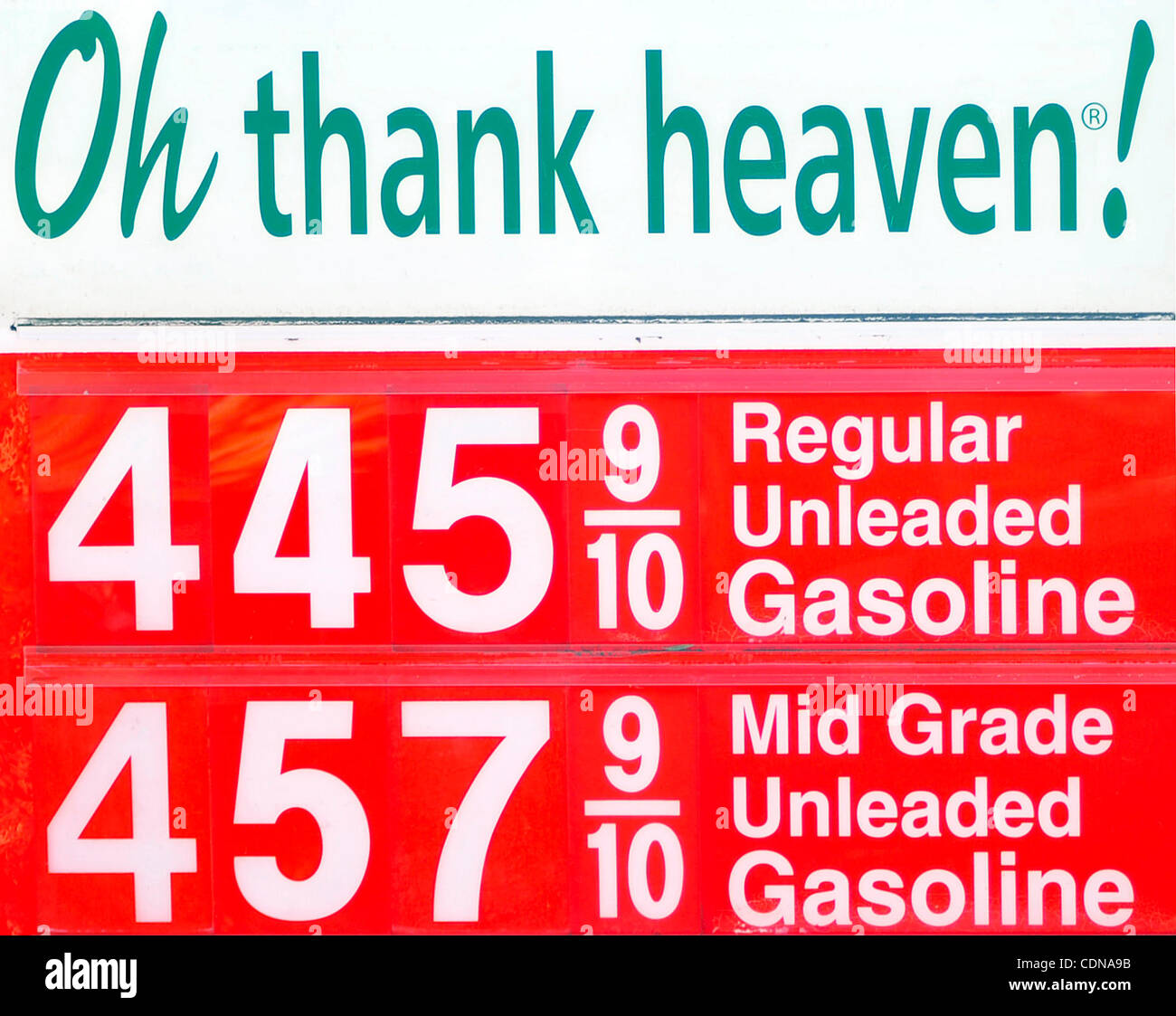 Gas prices are seen at a 7Eleven in Carlsbad, California on May 15