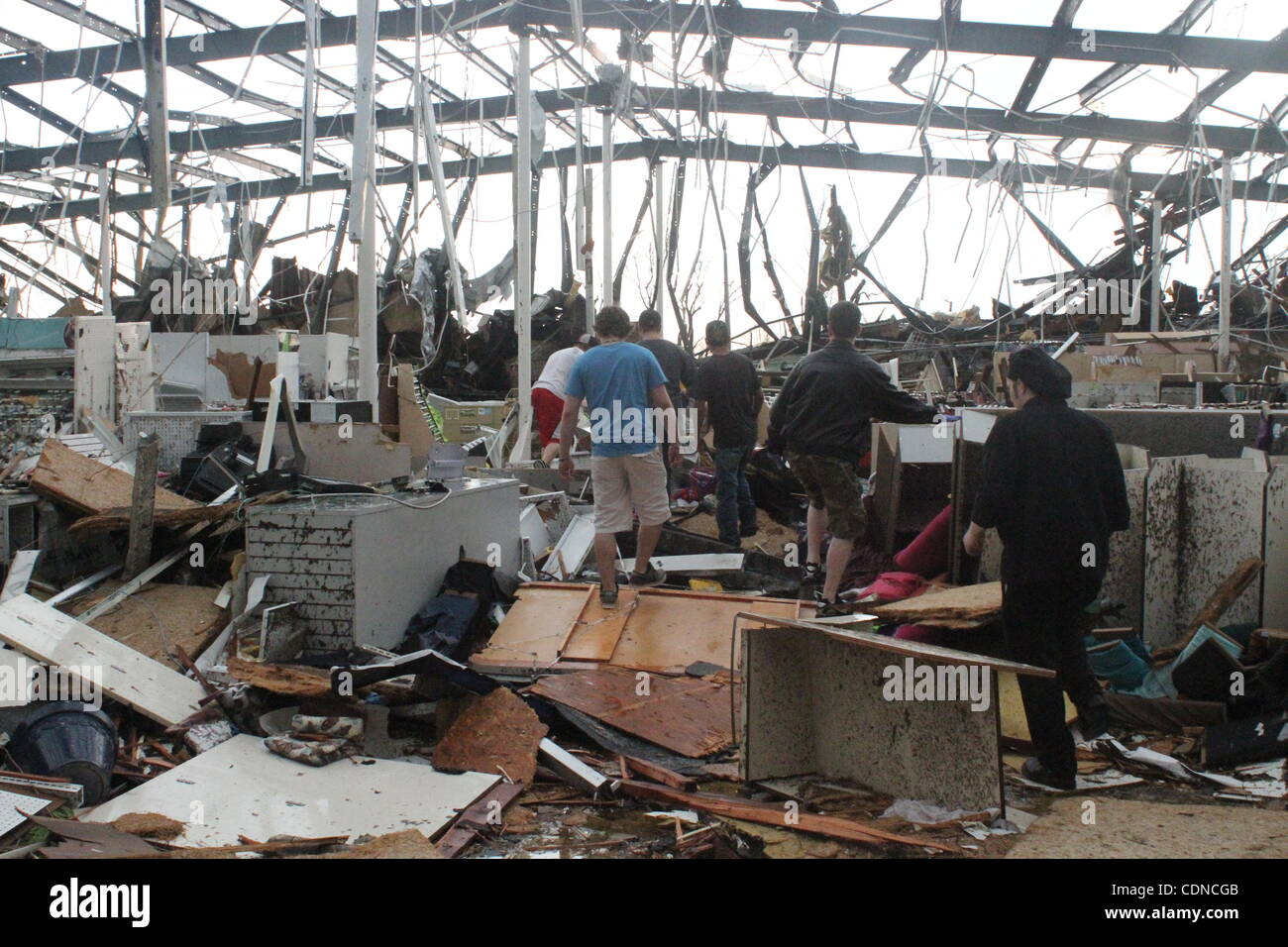 May 22, 2011 - Joplin, Mississippi, U.S. - Damage in Joplin following a