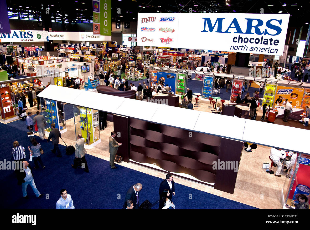 May 24, 2011 Chicago, IL, USA View of the expo floor at the 2011 Sweets & Snacks Expo at