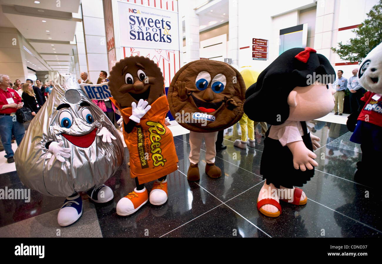May 24, 2011 Chicago, IL, USA Candy manufacturer mascots gather for
