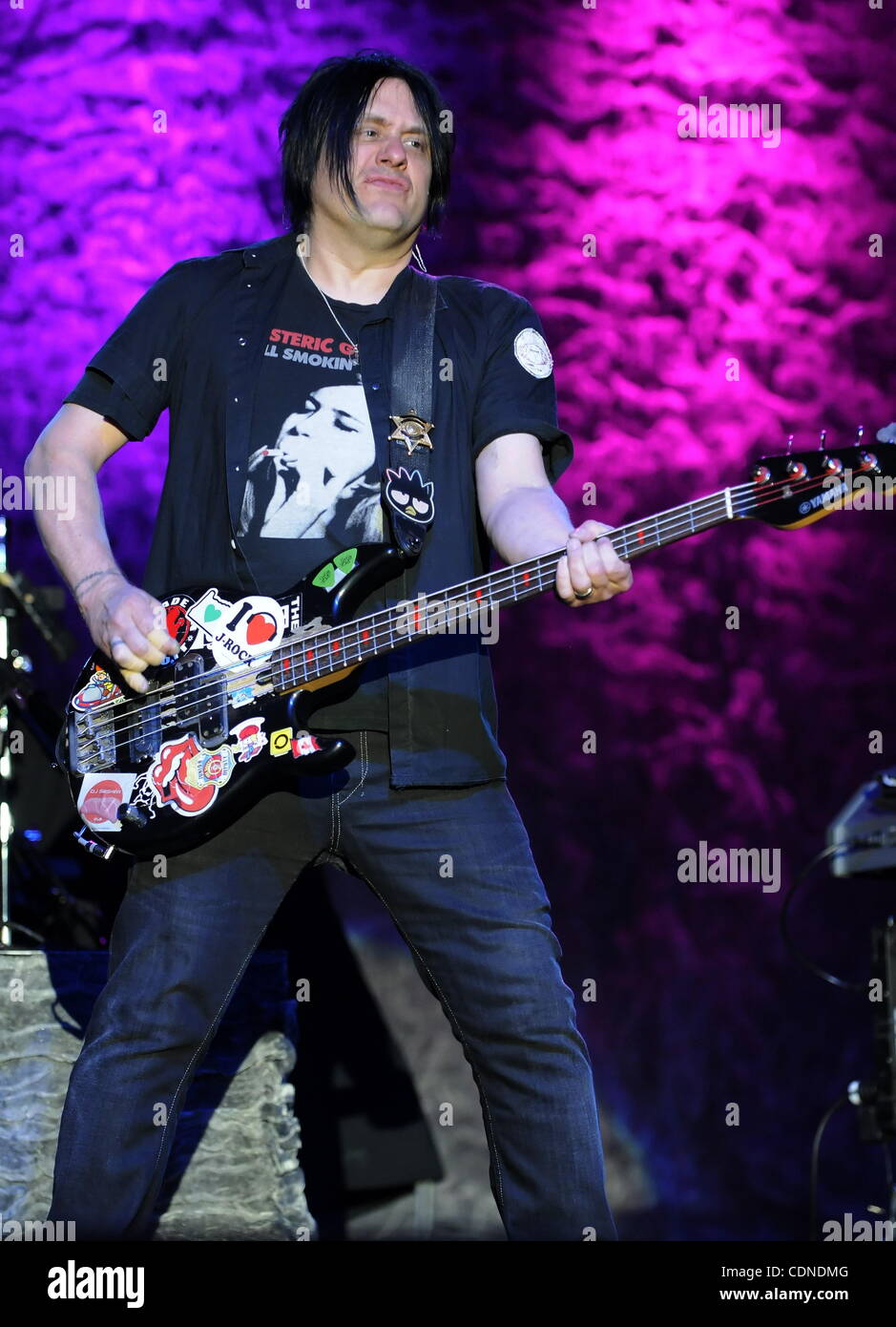 Robby Takac, bass player of the Goo Goo Dolls performed a live concert at  the Chumash Casino Resort in Santa Ynez,CA. on May 26, 2011.(Credit Image:  &#169; John Pyle/Cal Sport Media/ZUMAPRESS.com Stock