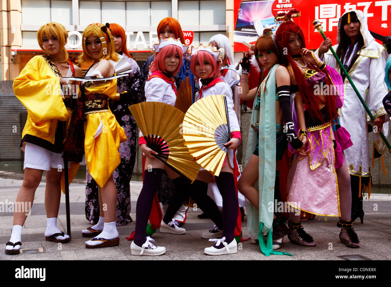 CEO of Carrefour China Eric Legros poses with the olympic flame